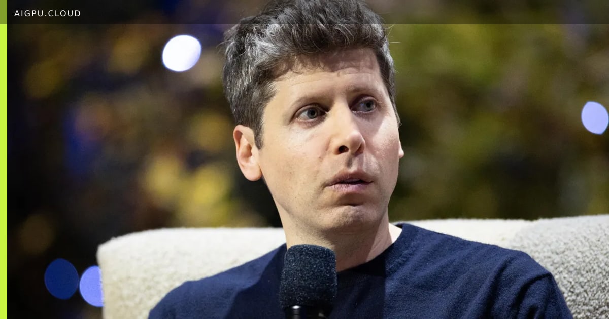 Sam Altman speaking on a podcast about AI regulation