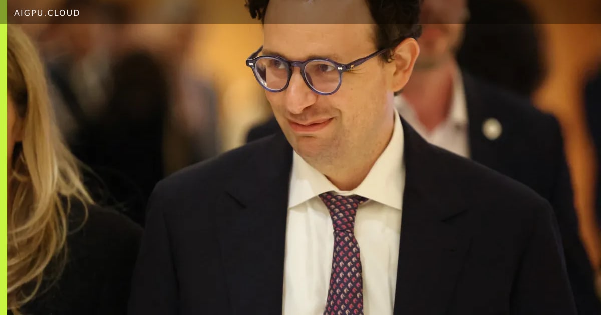 Anthropic CEO Dario Amodei at a White House dinner with President Trump