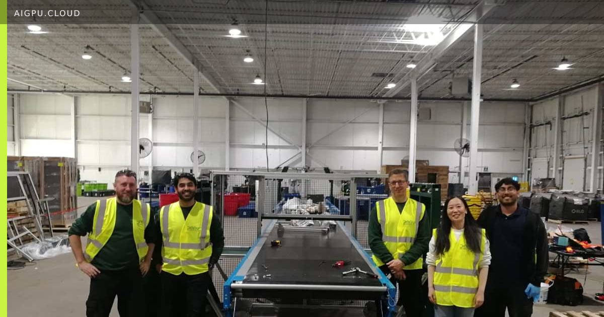 Danu Robotics H.E.R.O. recycling robot with pincer claw sorting mixed waste on a conveyor belt