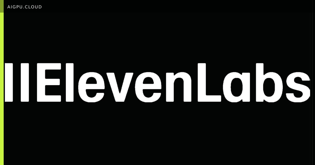 ElevenLabs logo with upward valuation chart
