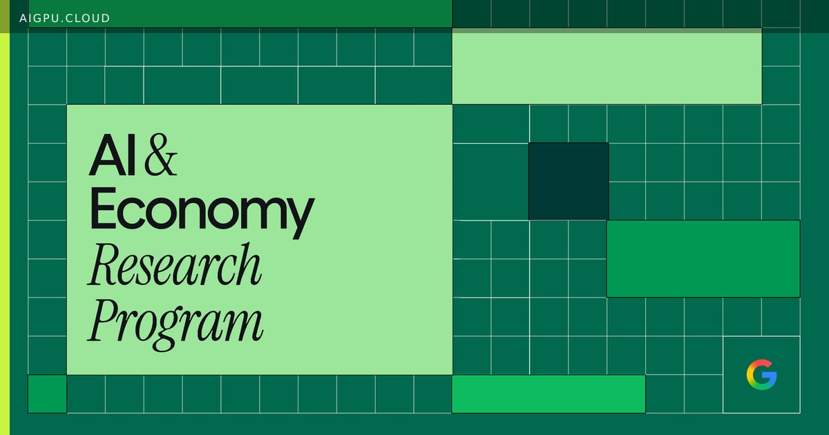 Illustration of economists analyzing AI impact on jobs and productivity