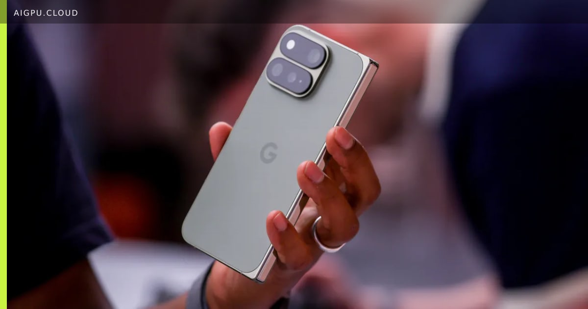 A close-up of a Pixel phone screen displaying a live transcript of an AI-powered call, with Gemini's interface visible.