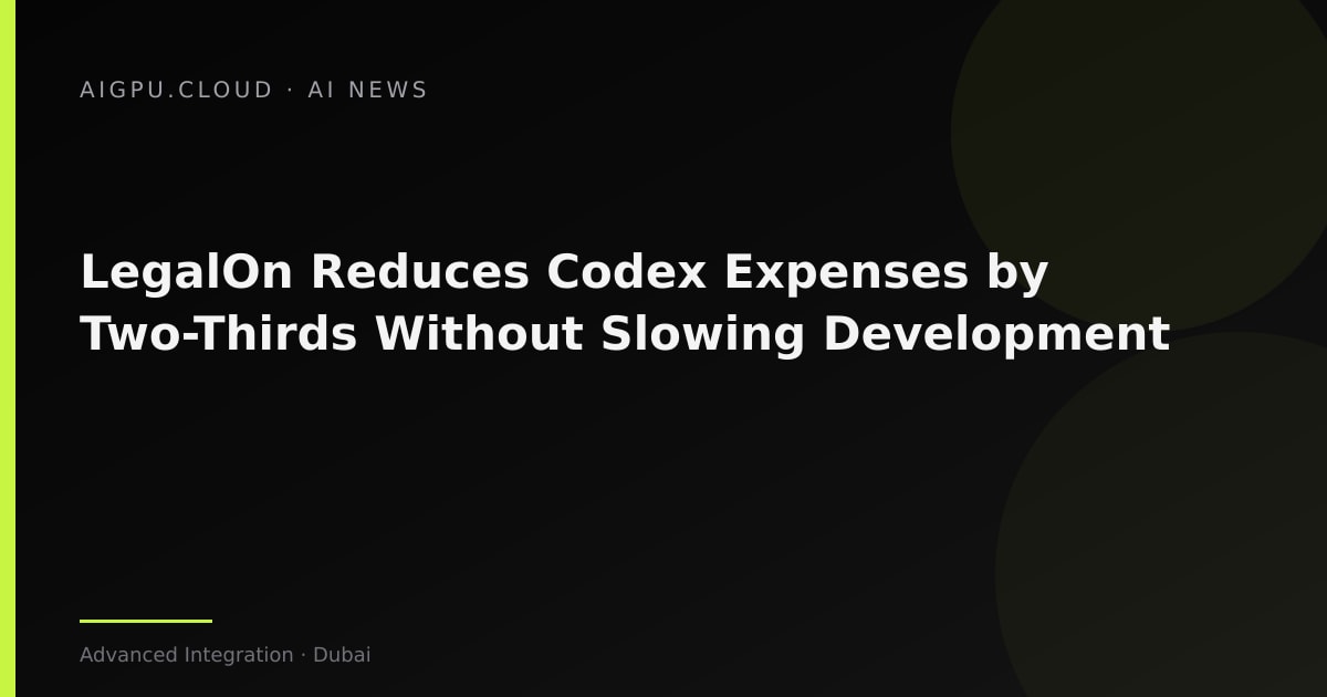 Diagram showing cost reduction percentages for AI code generation services