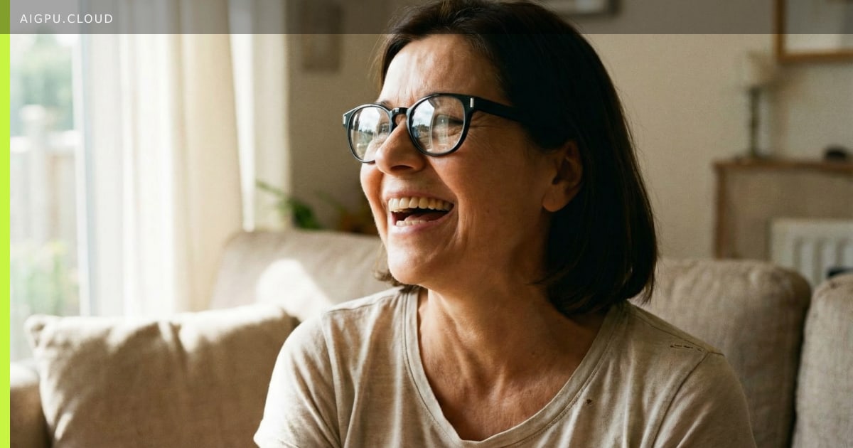 Legato AI hearing glasses on a person's face showing frameless design