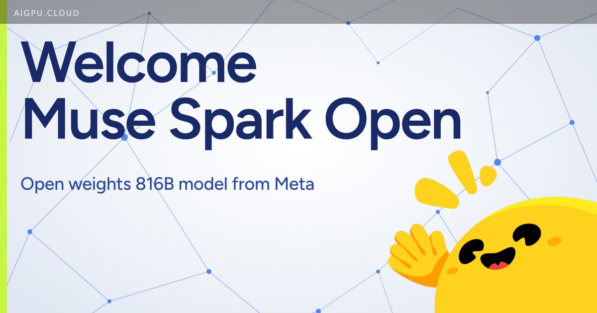Meta's Muse Spark Open model architecture diagram showing multimodal inputs and MoE layers
