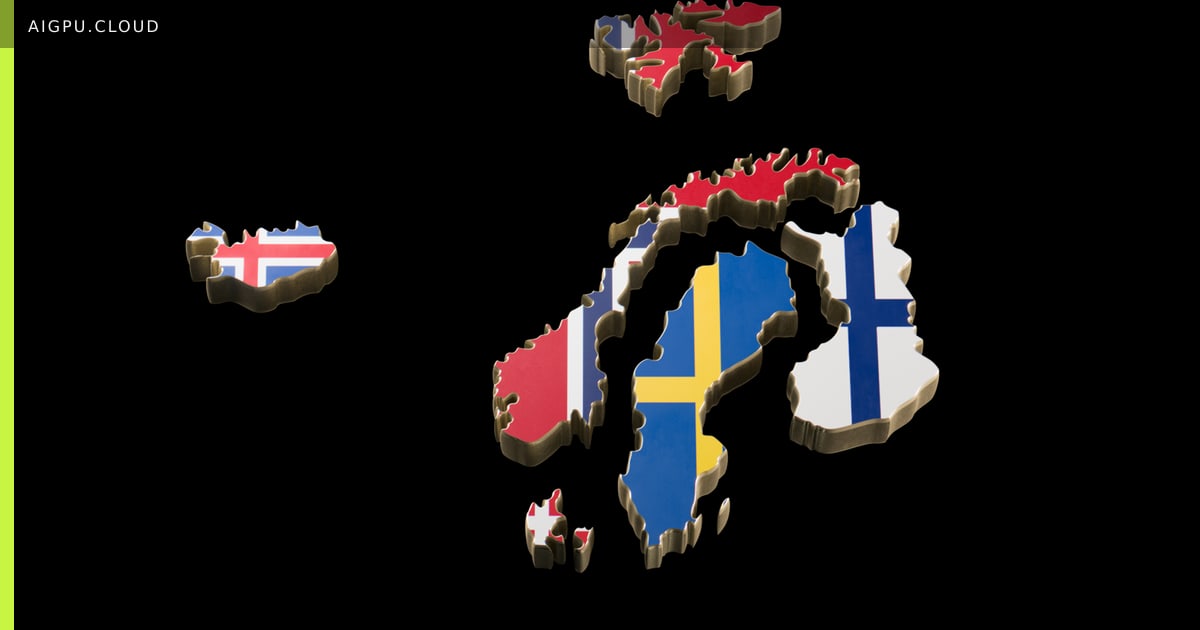 Nordic data center powered by renewable energy with NVIDIA GPUs