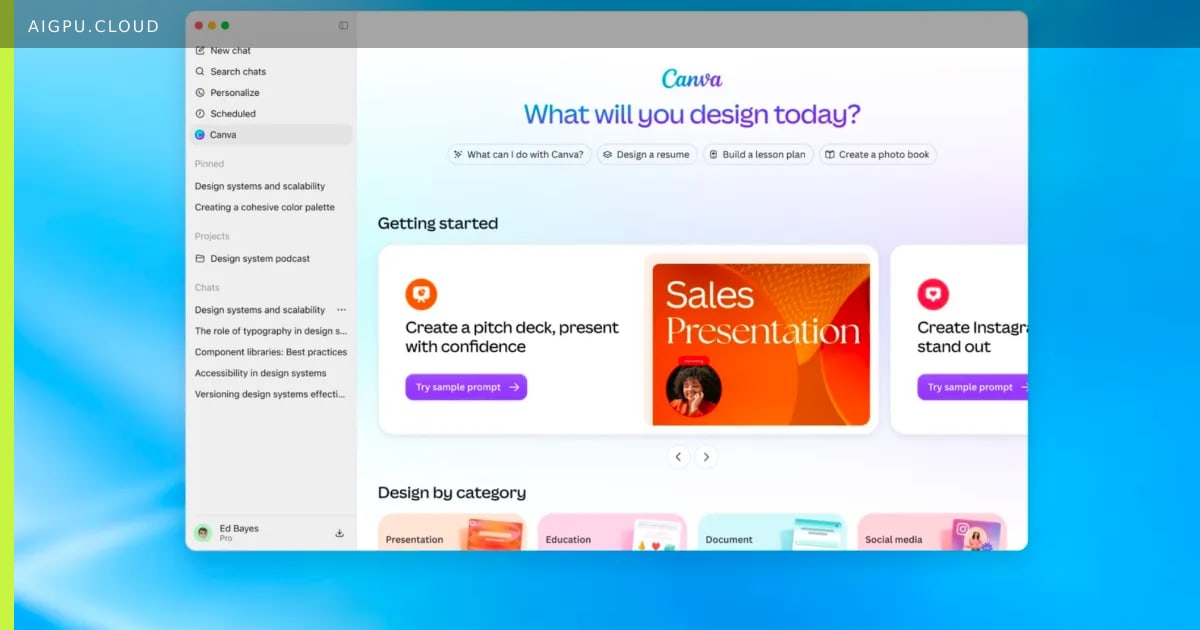 Illustration of ChatGPT sidebar with plugin extensions