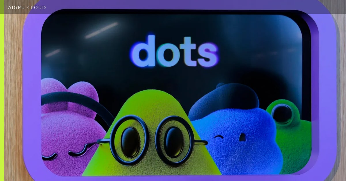 OpenAI's Dots agent demo at DevDay 2026, colorful blobs representing the new AI assistant