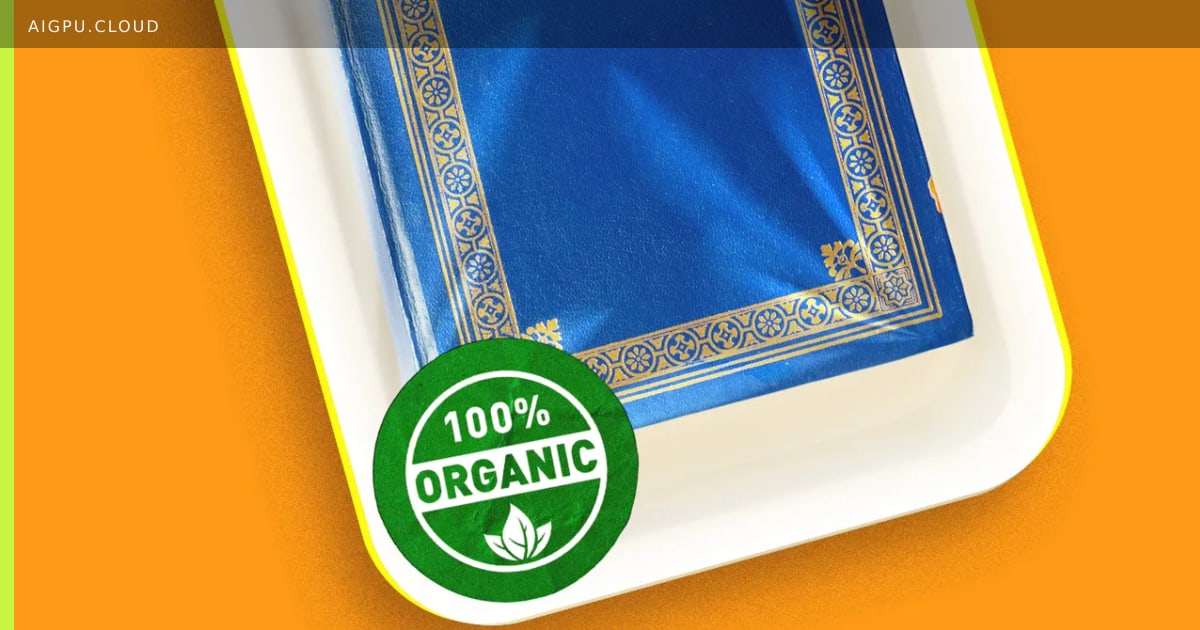 Thumbprint certification stamp on a book cover representing organic literature verification