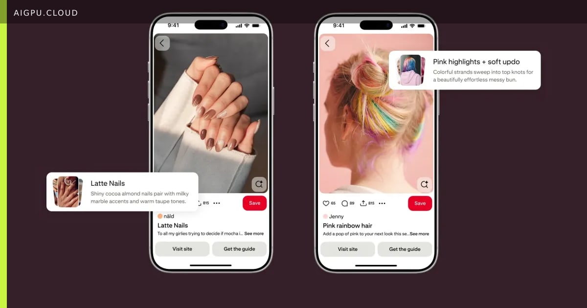 Pinterest Beauty Guides showing AI translating inspiration pins into professional stylist instructions