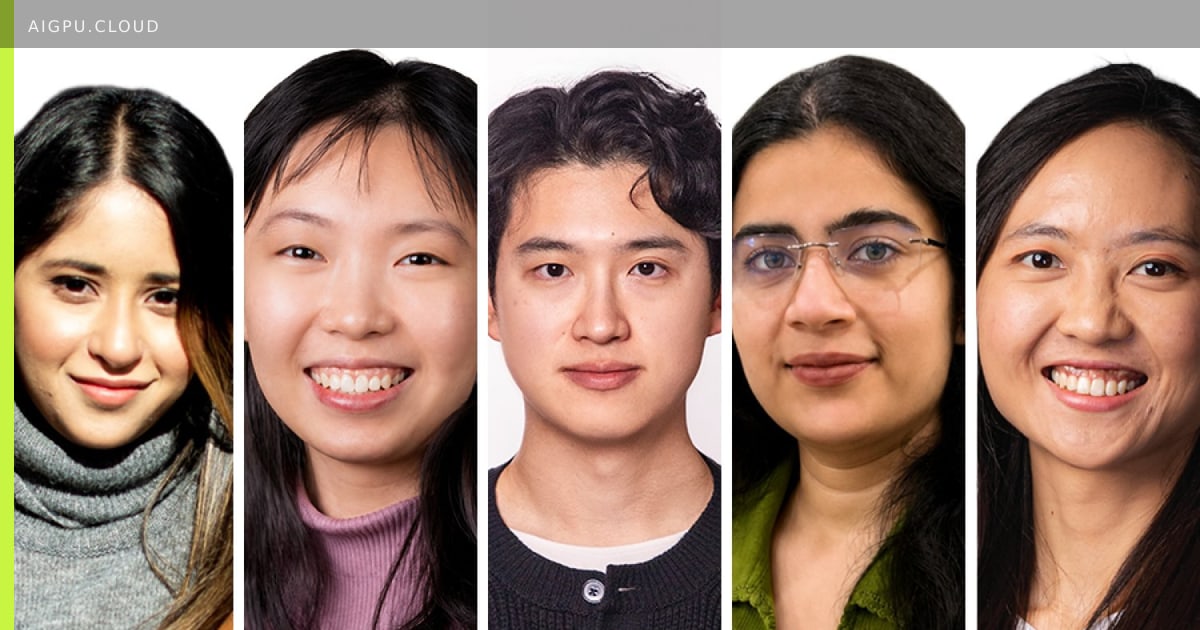 Poitras Center fellows standing together in a lab setting