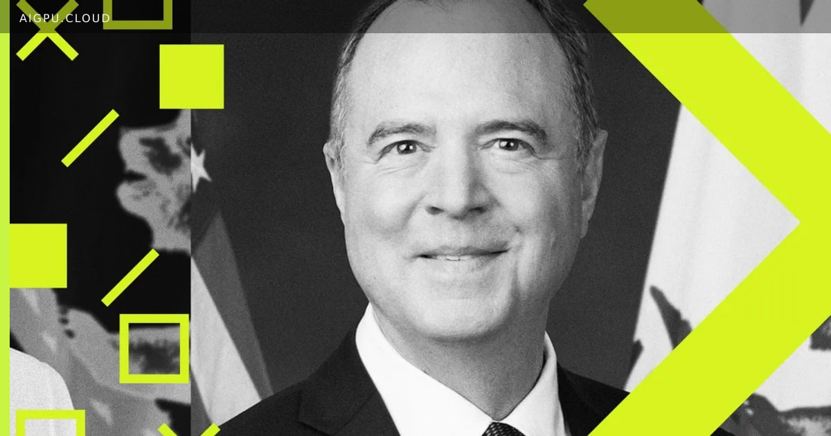 Senator Adam Schiff discussing AI regulation and infrastructure