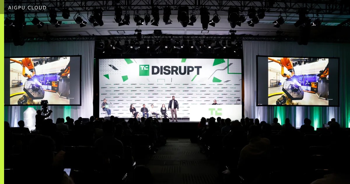 TechCrunch Disrupt 2026 stage lineup featuring AI and GPU leaders