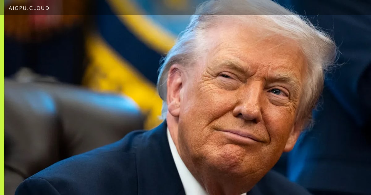President Trump signing executive order with tech CEOs Jensen Huang and Elon Musk present